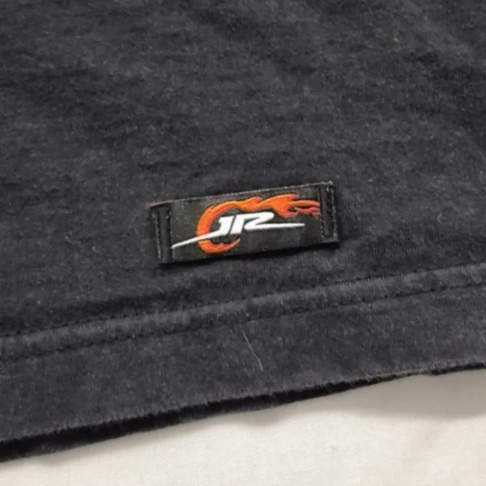 Adidas collab w/Dale Jr Racing‎ men's black graphic t-shirt sz. 2XL two sided